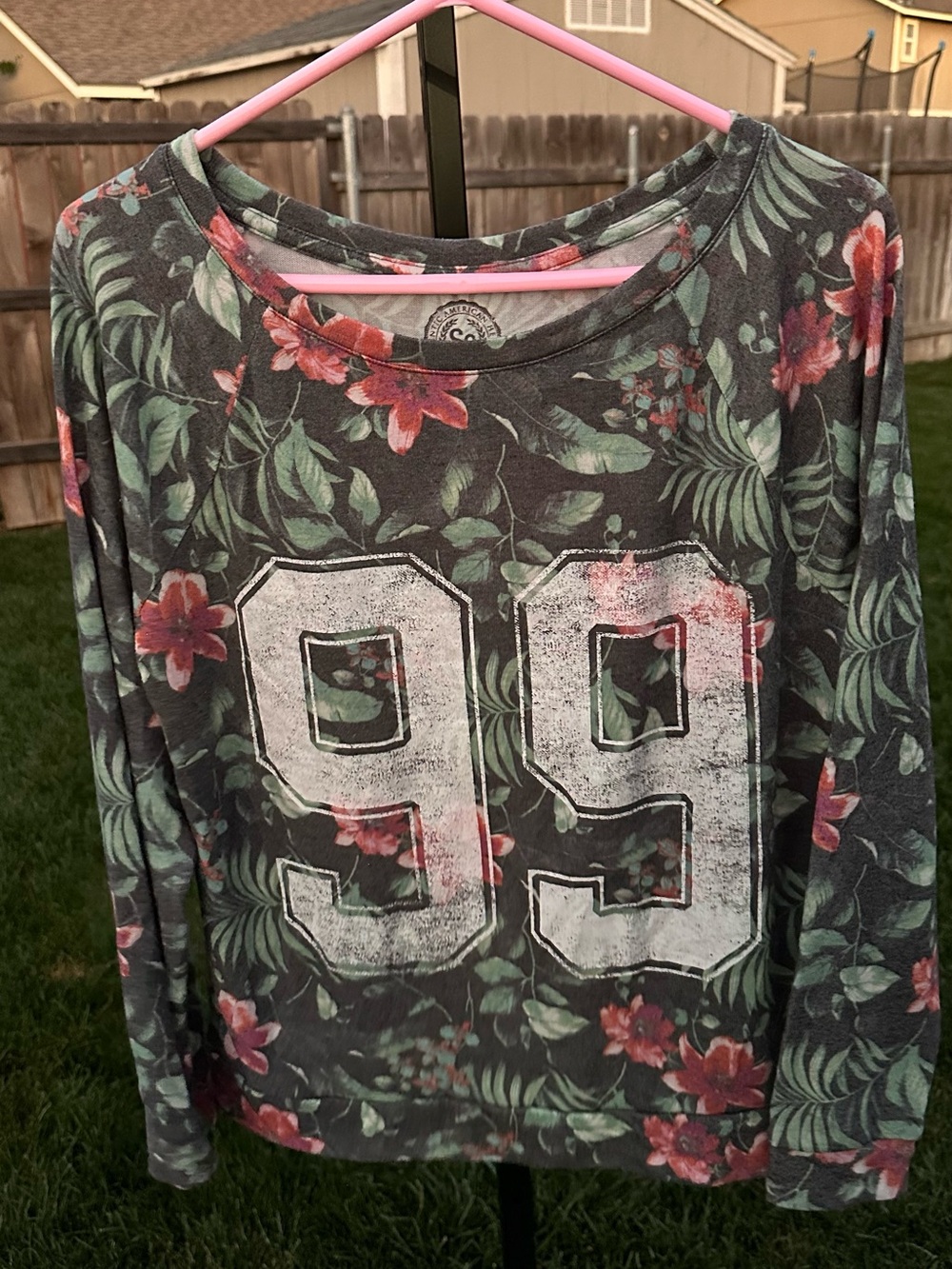 Large long sleeve top